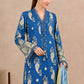 3 Pc Unstitched Printed Twill Suit