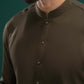 Dark Brown - Stitched Shalwar Kameez - SWSB24