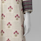 Beige Printed Khaddar Slub Unstitched 3Pc
