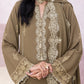 03 Piece Stitched Printed Embroidered Cashmi Wool