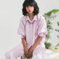 Stripped Lilac Raglan Dress