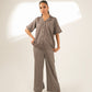 Textured Jacquard Pants