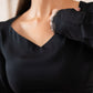 Midnight Sculpted Top