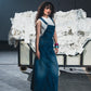 Mid Blue Dungaree Skirt