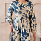 Ocean Ink Floral Dress
