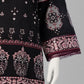 Black Printed Cambric Unstitched 3Pc