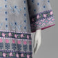 Grey Printed Cambric Unstitched 3Pc
