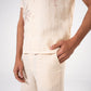 TEXTURED EMBORIDERED SAFARI SHIRT