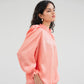 Silk Top With Ruffled Neck