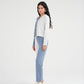 Fitted Color Block Top