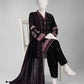 Black Printed Cambric Unstitched 3Pc