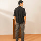 Grey Straight Fit Denim Pants