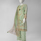 Light Green Embroidered Cambric Unstitched 3Pc