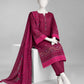 Purple Embroidered Cambric Unstitched 3Pc