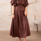 Terra Umber Luxe Dress
