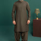 Brown - Stitched Shalwar Kameez & Combo - SWSB07