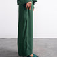 Bottle Green Linen Trouser