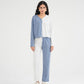Slim Fit Color Block Trouser