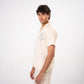 TEXTURED EMBORIDERED SAFARI SHIRT