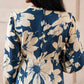 Ocean Ink Floral Dress