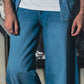 Mid Wash Baggy Fit Denim Pants