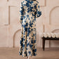 Ocean Ink Floral Dress