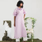 Stripped Lilac Raglan Dress
