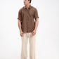 WAFFLE TEXTURED BUTTON DOWN SHIRT