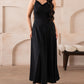 Luxe Raven Fold Dress