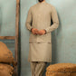 Khaki - Stitched Shalwar Kameez & Combo - SWSB08