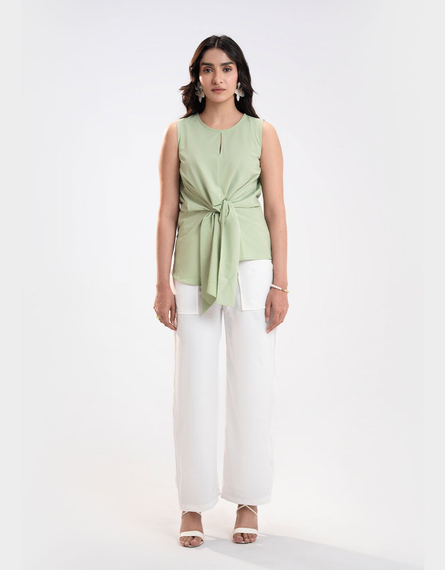 KNOTTED BLOUSE