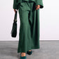 Bottle Green Linen Trouser