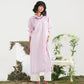 Stripped Lilac Raglan Dress