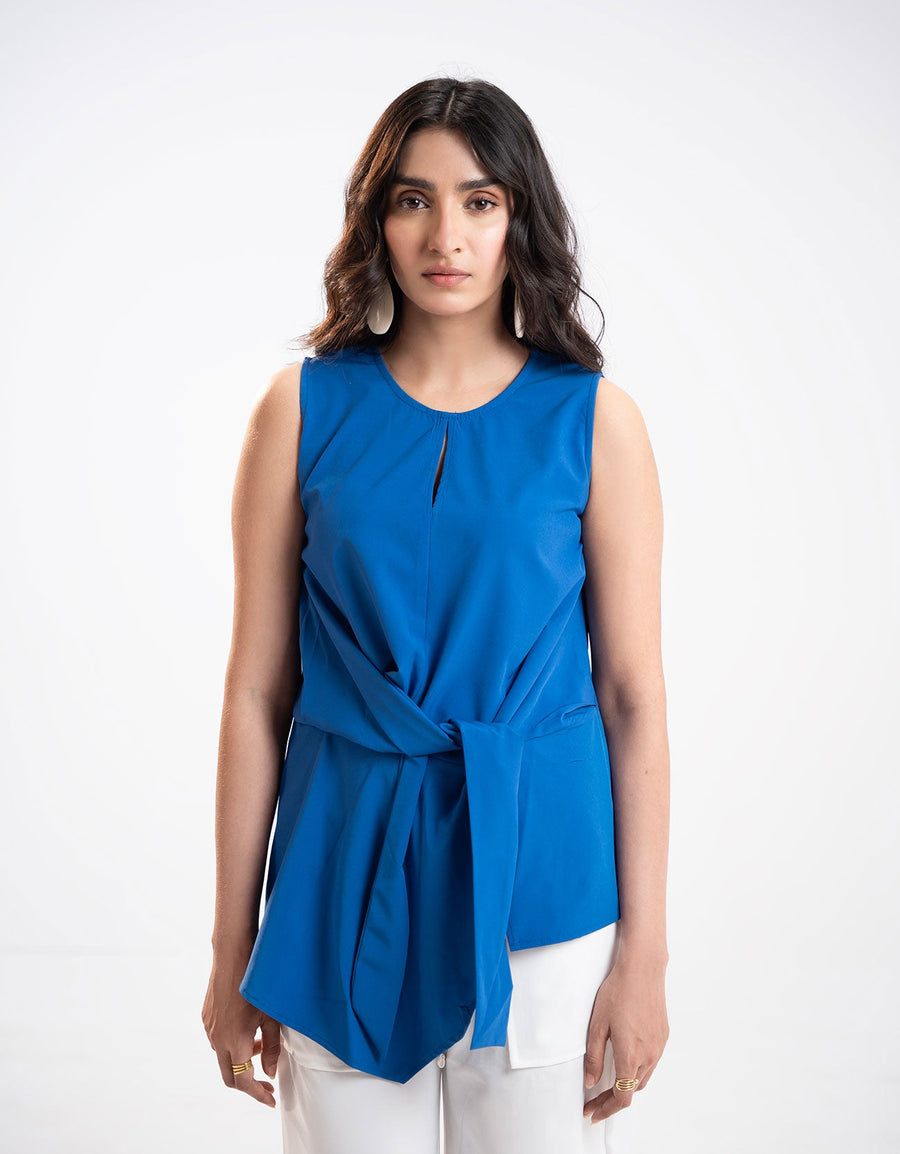 KNOTTED BLOUSE