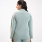 TEXTURED WIDE LEG TROUSER