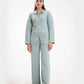 TEXTURED WIDE LEG TROUSER