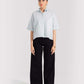 CROPPED PATCH POCKET SHIRT