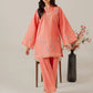 Coral- 2Pcs Embroidered Coord Set