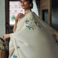 Roop Saree - Beige & Blue
