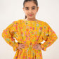 GIRLS KHADDAR FROCK & TROUSER