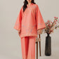 Coral- 2Pcs Embroidered Coord Set