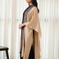 Sabaat Cape - Beige & Black