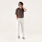 STRAIGHT COTTON PANTS