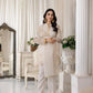 03 Piece Ready to wear Embroidered Organza