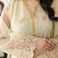 03 Piece Ready to wear Embroidered Organza