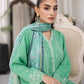 03 Piece Ready to wear Embroidered Raw Silk With Printed Polyester Chiffon Dupatta