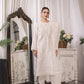 03 Piece Ready to wear Embroidered Raw Silk With Printed Polyester Chiffon Dupatta