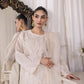 03 Piece Ready to wear Embroidered Raw Silk With Printed Polyester Chiffon Dupatta