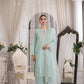 03 Piece Ready to wear Embroidered Raw Silk With Printed Polyester Chiffon Dupatta