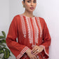 01 Piece Ready to wear  dyed Embroidered Shirt